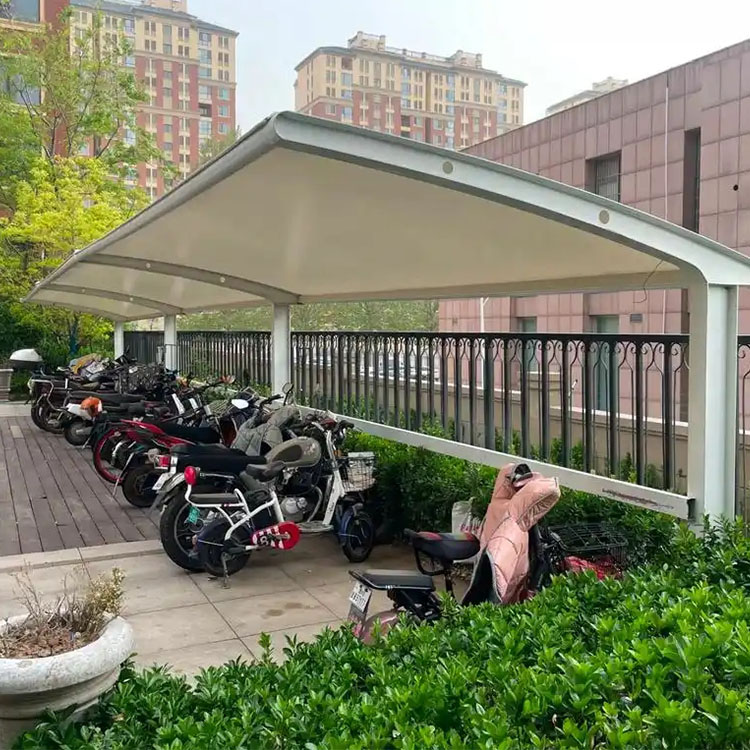 浮山县膜结构电动车棚